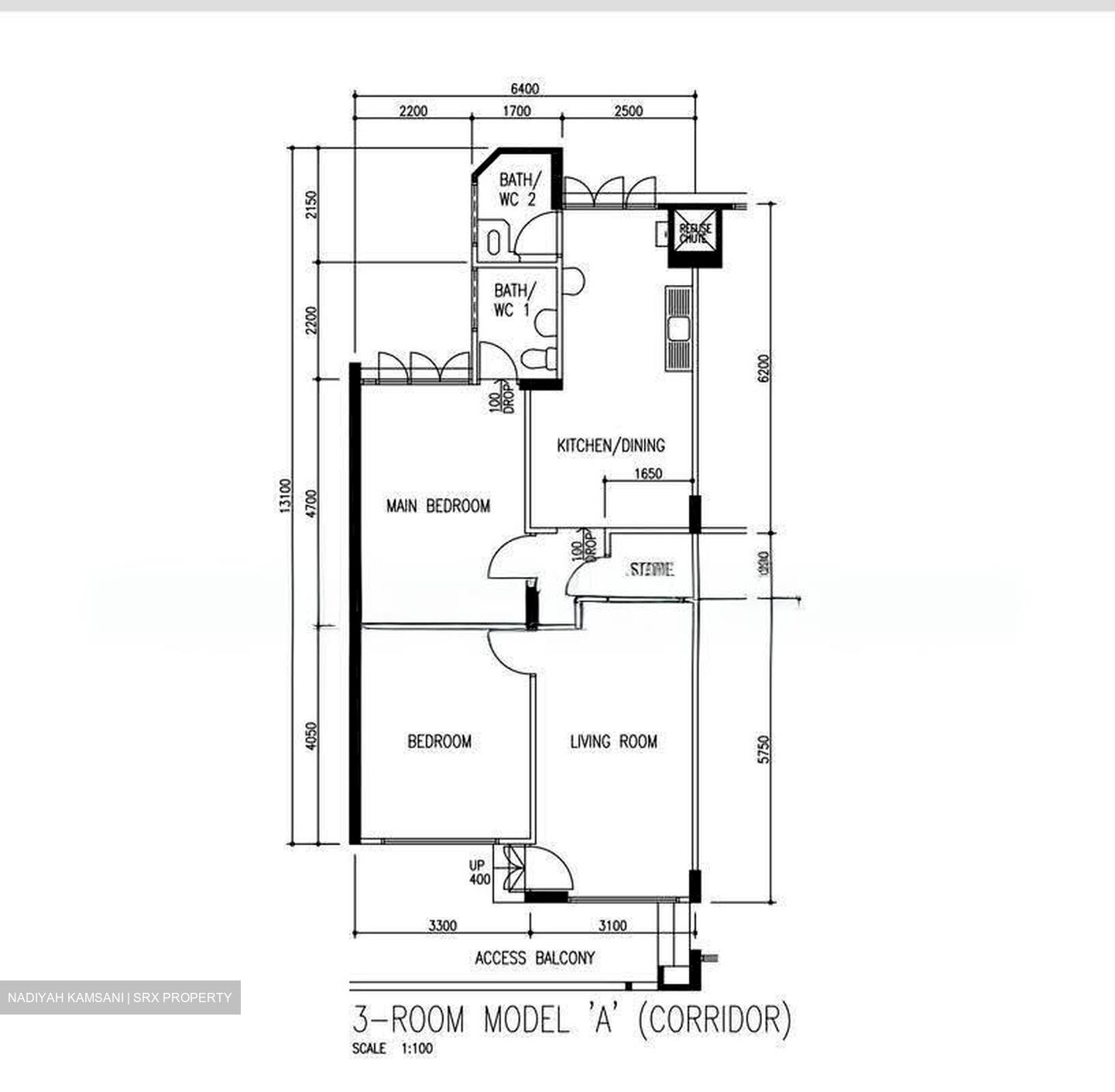 Blk 329 Jurong East Avenue 1 (Jurong East), HDB 3 Rooms #607407741